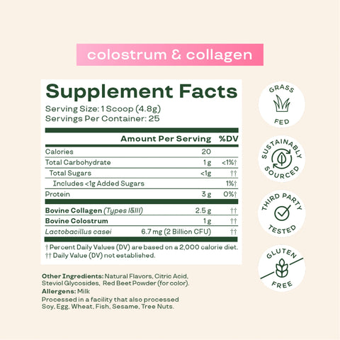 Colostrum & Collagen Peptides